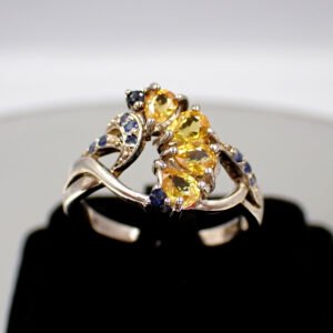 Moon Yellow Sapphrie Ring